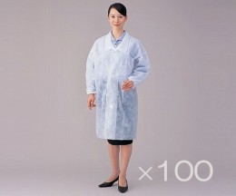 ディスポ白衣　LL　100枚入