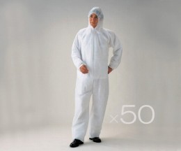 ディスポつなぎ服　男性用　50枚入