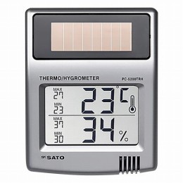 ソーラー温湿度計　PC-5200TRH