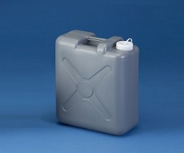 平角缶(1ケ口)　10L　グレー