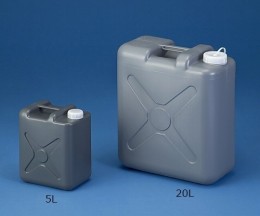 平角缶(1ケ口)　20L　グレー