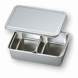ステンレスバット蓋付き(仲子入り)2ツ入