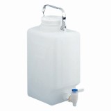 フッ素加工活栓付角型瓶2327-0020