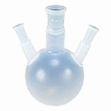 PFA丸底フラスコ　三ツ口　500ml