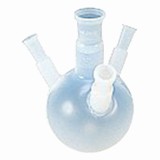 PFA丸底フラスコ　四ツ口　500ml