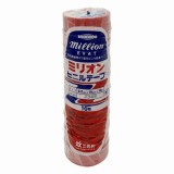 ミリオンビニルテープ　赤　10巻入