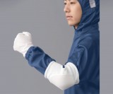 クリーンルーム用サポーター肘あて　白　M