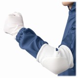 クリーンルーム用サポーター肘あて　白　L