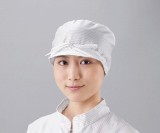 APクリーンルームキャップSCW　白