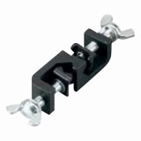 実験器具保持具角ムッフ爪付・黒