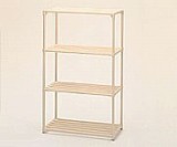 ポールシェルフ　1500mm4段