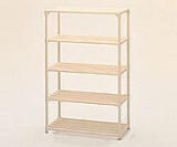 ポールシェルフ　1500mm5段