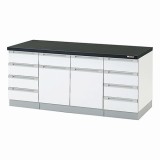 サイド実験台　SOA-1875　本体シロ