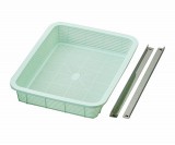 ニューダストアウト用　浅バスケット棚