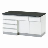 サイド実験台　SLA-1575　本体シロ