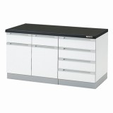 サイド実験台　SMA-1575　本体シロ