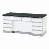 サイド実験台　SQA-1875R本体シロ