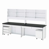 サイド実験台　HTK-3075　本体シロ