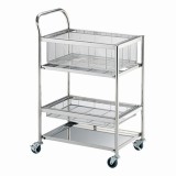ステンレスバスケットワゴン　NBW