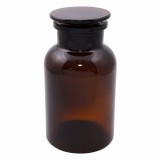 広口試薬瓶　632414204940　茶