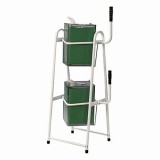 KK-18W　一斗缶スタンド2段式