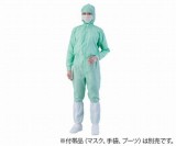 AS1403緑5L　フード一体ツナギ服