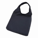 ポケット収納撥水エコバッグ　ブラック