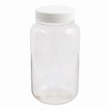 クリア広口瓶(透明エンビ製)　1L