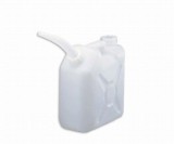 角型瓶　白　(ノズル付)　10L