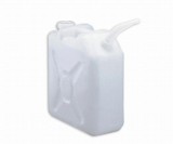 角型瓶　白　(ノズル付)20L