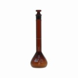 メスフラスコ　茶　50ml　シバタ