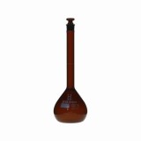 メスフラスコ　茶　250ml　シバタ