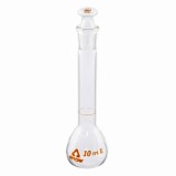 透明ズリメスフラスコ　10ml　白
