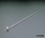 活栓付ビュレット硬質ガラス製　白　5ml