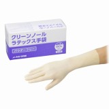 クリーンノールラテックス手袋パウダー無S