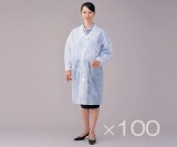 ディスポ白衣　L　100枚入
