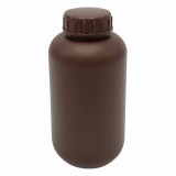 広口丸型遮光瓶1L(茶)　セットなし