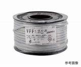 VFF1.25SQ　灰　ビニル平形コード